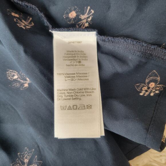 Madewell Challis Midi Dress Oversized in Deep Teal Size Small - Picture 8 of 9